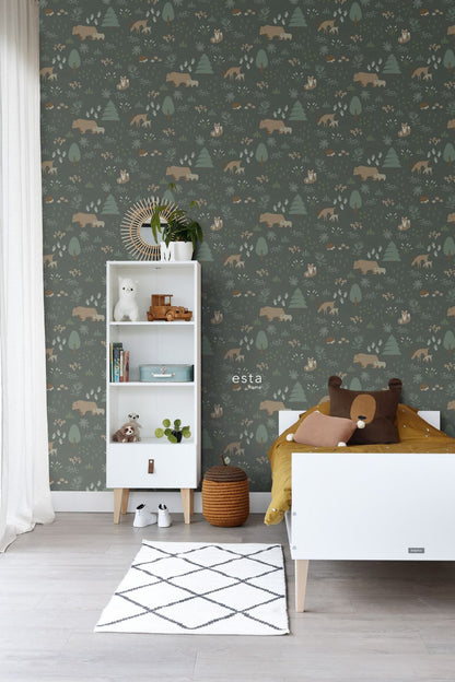 Today Interiors - Forest Friends Wallcovering