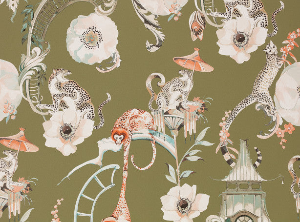 Romo - Euphoria Wallcovering - Somerset Green