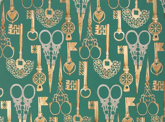 Romo - Roxanne Wallcovering - Jade