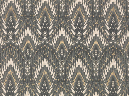 Romo - Lolana Wallcovering - Slate – Fabrics & Curtains