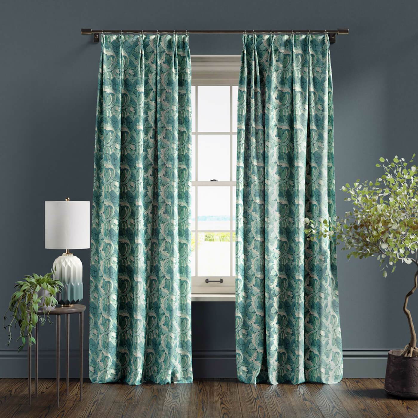 Clarke & Clarke - William Morris - Acanthus Teal