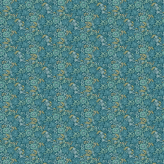 Clarke & Clarke - William Morris - Mallow - Teal