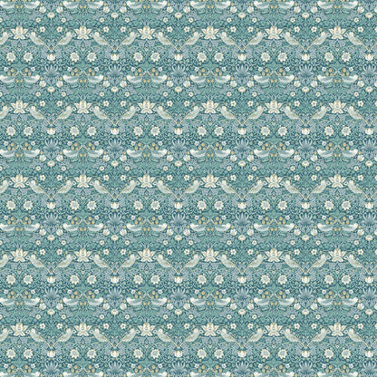 Clarke & Clarke - William Morris - Strawberry Thief - Teal